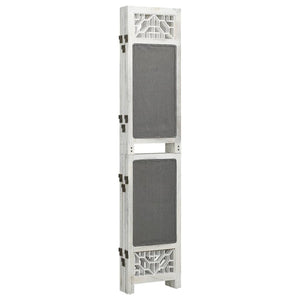 vidaXL 6-Panel Room Divider Grey 210x165 cm Fabric