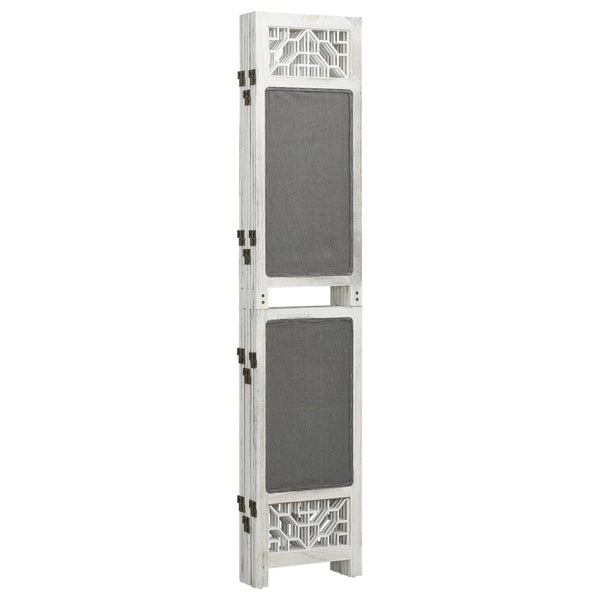 vidaXL 6-Panel Room Divider Grey 210x165 cm Fabric