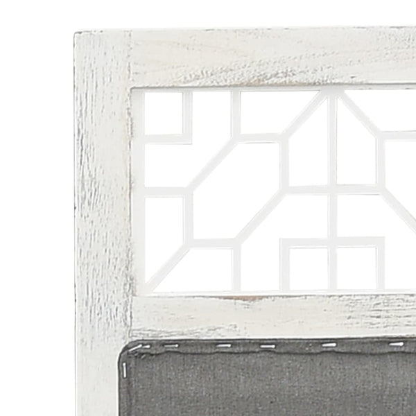 vidaXL 6-Panel Room Divider Grey 210x165 cm Fabric