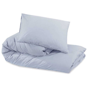 vidaXL Bed Linen Set Grey 200x220 cm Lightweight Microfiber