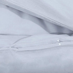 vidaXL Bed Linen Set Grey 200x220 cm Lightweight Microfiber