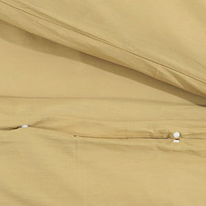 vidaXL Bedding Set Taupe 135x200 cm Lightweight Microfiber