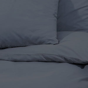 vidaXL Bed Linen Set Anthracite 260x240 cm Cotton
