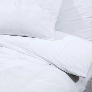 vidaXL Bedding Set White 260x240 cm Cotton
