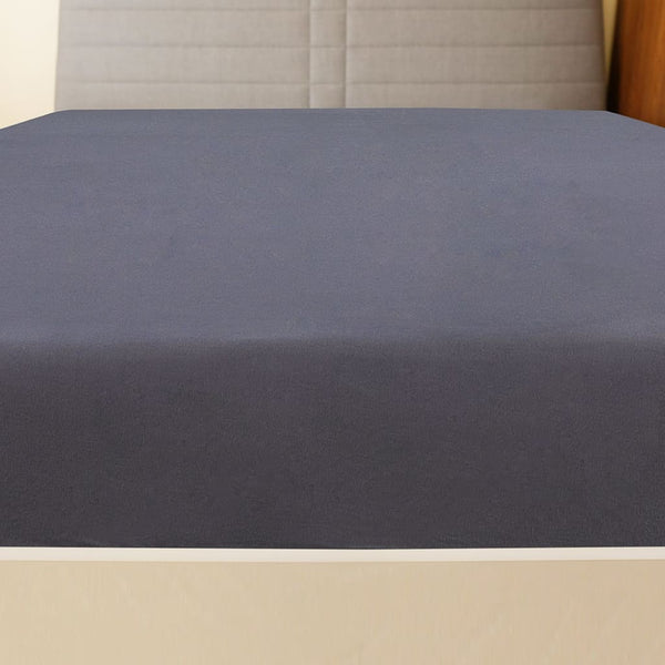 vidaXL Fitted Sheet 2 pcs. Jersey Anthracite 140x200 cm Cotton