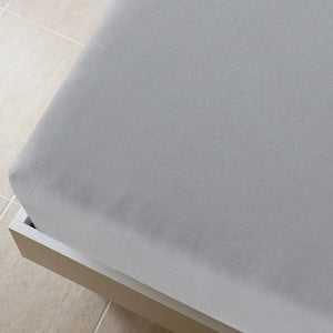 vidaXL Fitted Sheet 2 pcs. Jersey Grey 90x200 cm Cotton