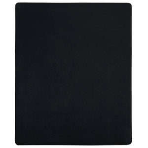 vidaXL Fitted Sheets 2 pcs. Jersey Black 160x200 cm Cotton