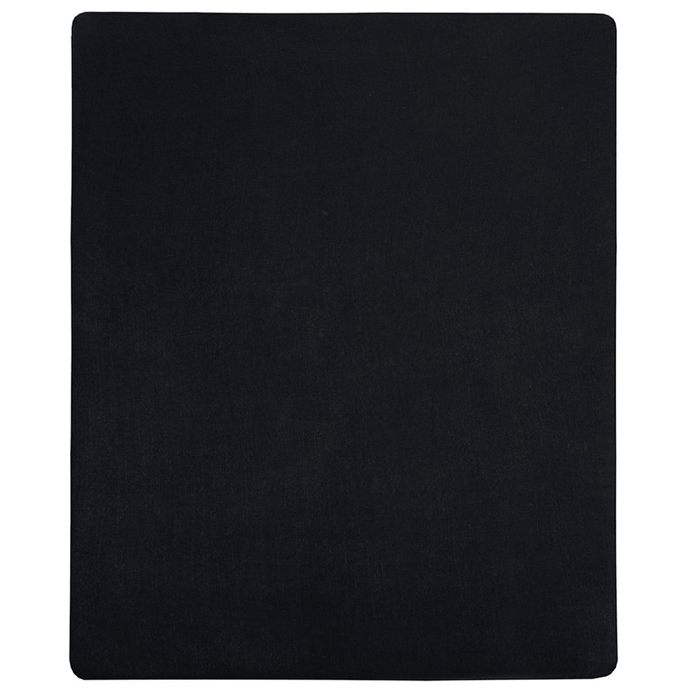 vidaXL Fitted Sheets 2 pcs. Jersey Black 180x200 cm Cotton