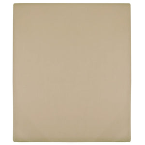 vidaXL Fitted Sheets 2 pcs. Jersey Taupe 100x200 cm Cotton