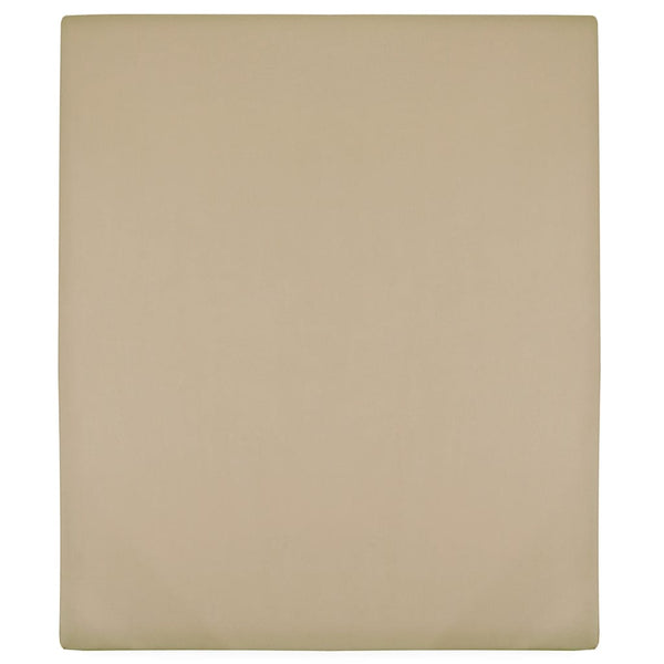 vidaXL Fitted Sheet Jersey Taupe 140x200 cm Cotton