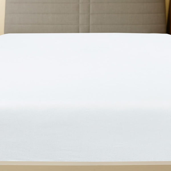vidaXL Fitted Sheets 2 pcs. Jersey White 100x200 cm Cotton
