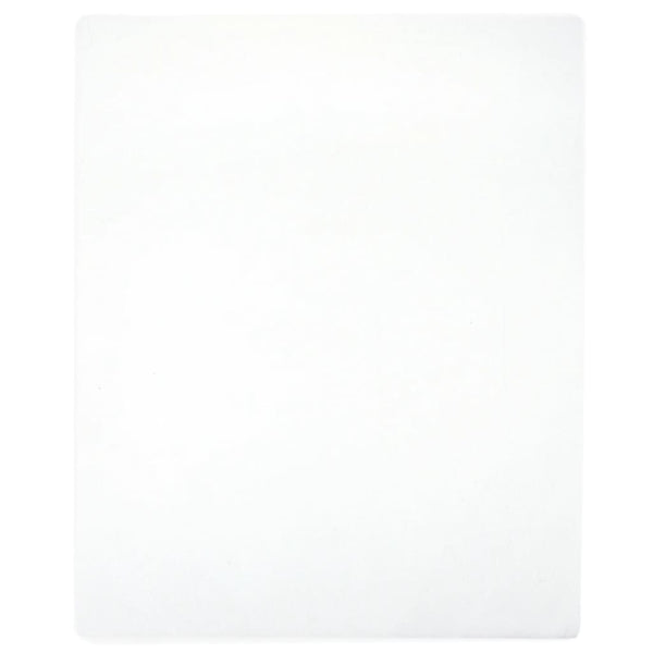 vidaXL Fitted Sheet Jersey White 140x200 cm Cotton