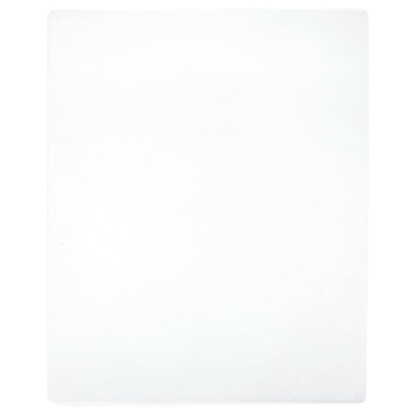 vidaXL Fitted Sheet 2 pcs. Jersey White 140x200 cm Cotton