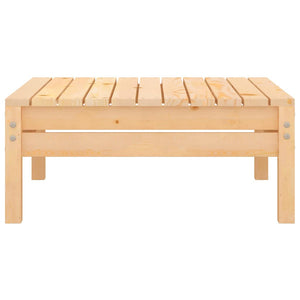 vidaXL Outdoor Stool Solid Pine Wood