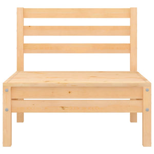 vidaXL Garden Middle Sofas 4 pcs. Solid Pine Wood