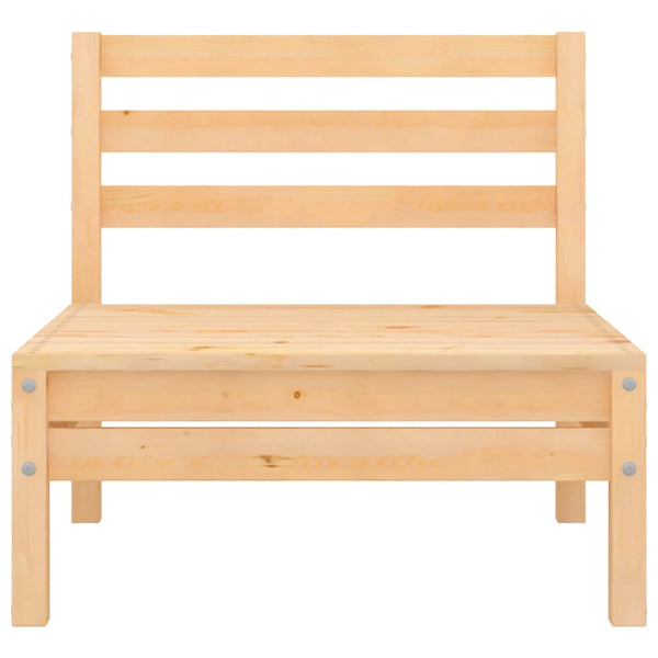 vidaXL Garden Middle Sofas 4 pcs. Solid Pine Wood
