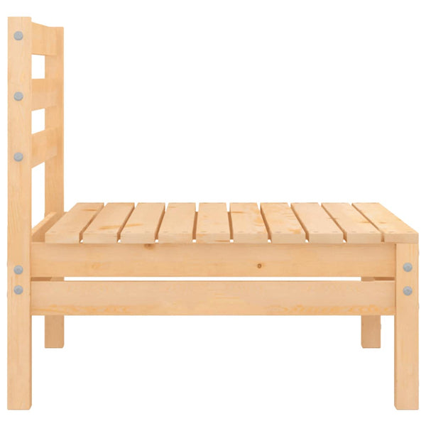 vidaXL Garden Middle Sofas 4 pcs. Solid Pine Wood