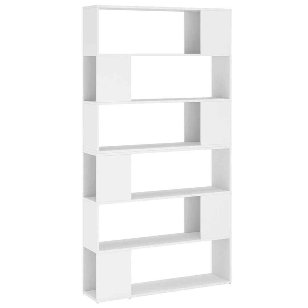 vidaXL Bookcase Room Divider White 100x24x188 cm