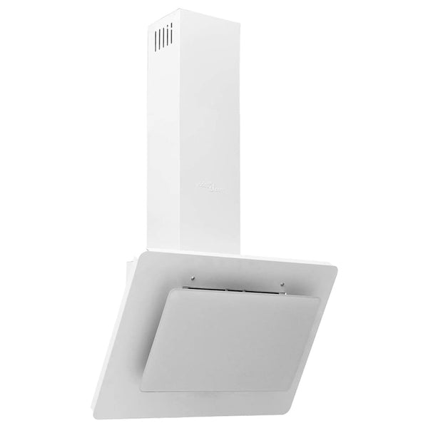 vidaXL 60 cm Stainless Steel and Tempered Glass Cooker Hood White