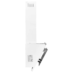 vidaXL 60 cm Stainless Steel and Tempered Glass Cooker Hood White
