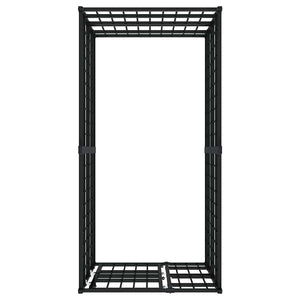 vidaXL Outdoor Dog Kennel Steel 1.84 m²