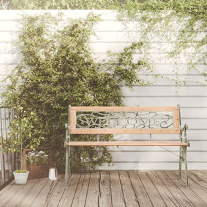 vidaXL Garden Bench 122 cm Solid Fir Wood
