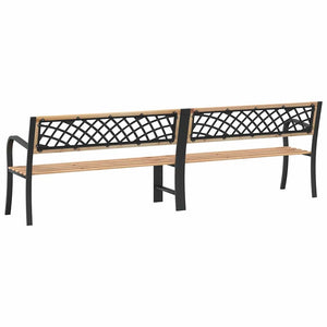 vidaXL Double Garden Bench 238 cm Chinese Fir Wood