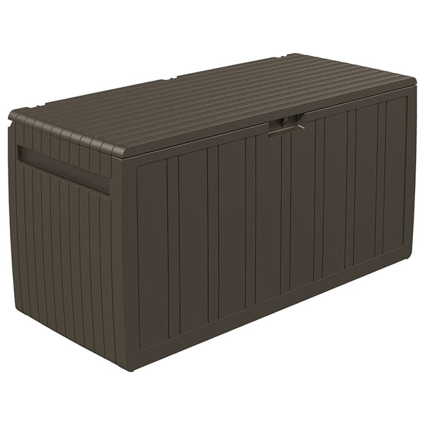 vidaXL Cushion Box Brown 117x45.5x57.5 cm 270 L
