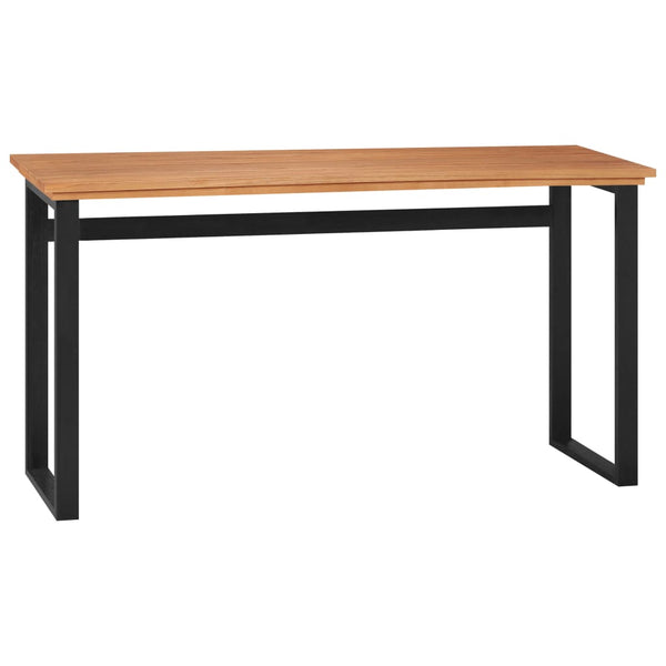 vidaXL Desk 120x45x75 cm Solid Teak Wood