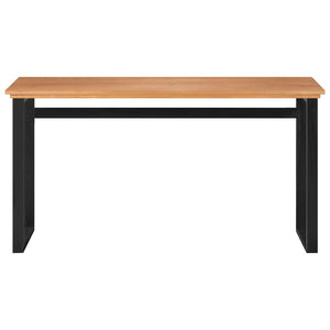 vidaXL Desk 120x45x75 cm Solid Teak Wood