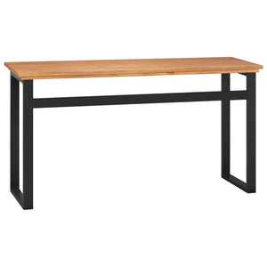 vidaXL Desk 120x45x75 cm Solid Teak Wood