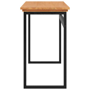 vidaXL Desk 120x45x75 cm Solid Teak Wood