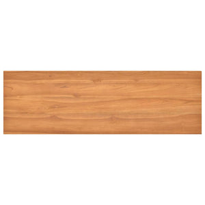 vidaXL Desk 120x45x75 cm Solid Teak Wood
