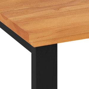 vidaXL Desk 120x45x75 cm Solid Teak Wood