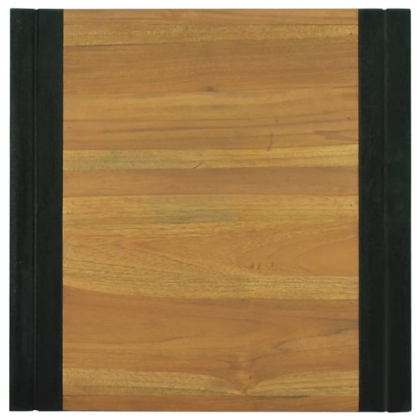 vidaXL Wall-Mounted Bathroom Shelf 45x45x35 cm Solid Teak Wood