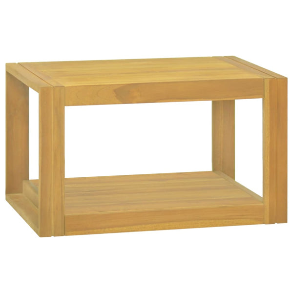 vidaXL Wall-Mounted Bathroom Cabinet 60x45x35 cm Solid Teak Wood