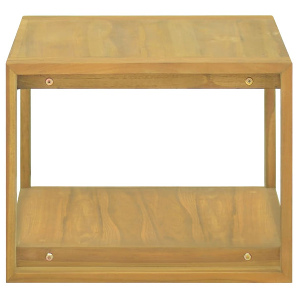 vidaXL Wall-Mounted Bathroom Cabinet 60x45x35 cm Solid Teak Wood