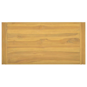 vidaXL Wall-Mounted Bathroom Shelf 90x45x35 cm Solid Teak Wood