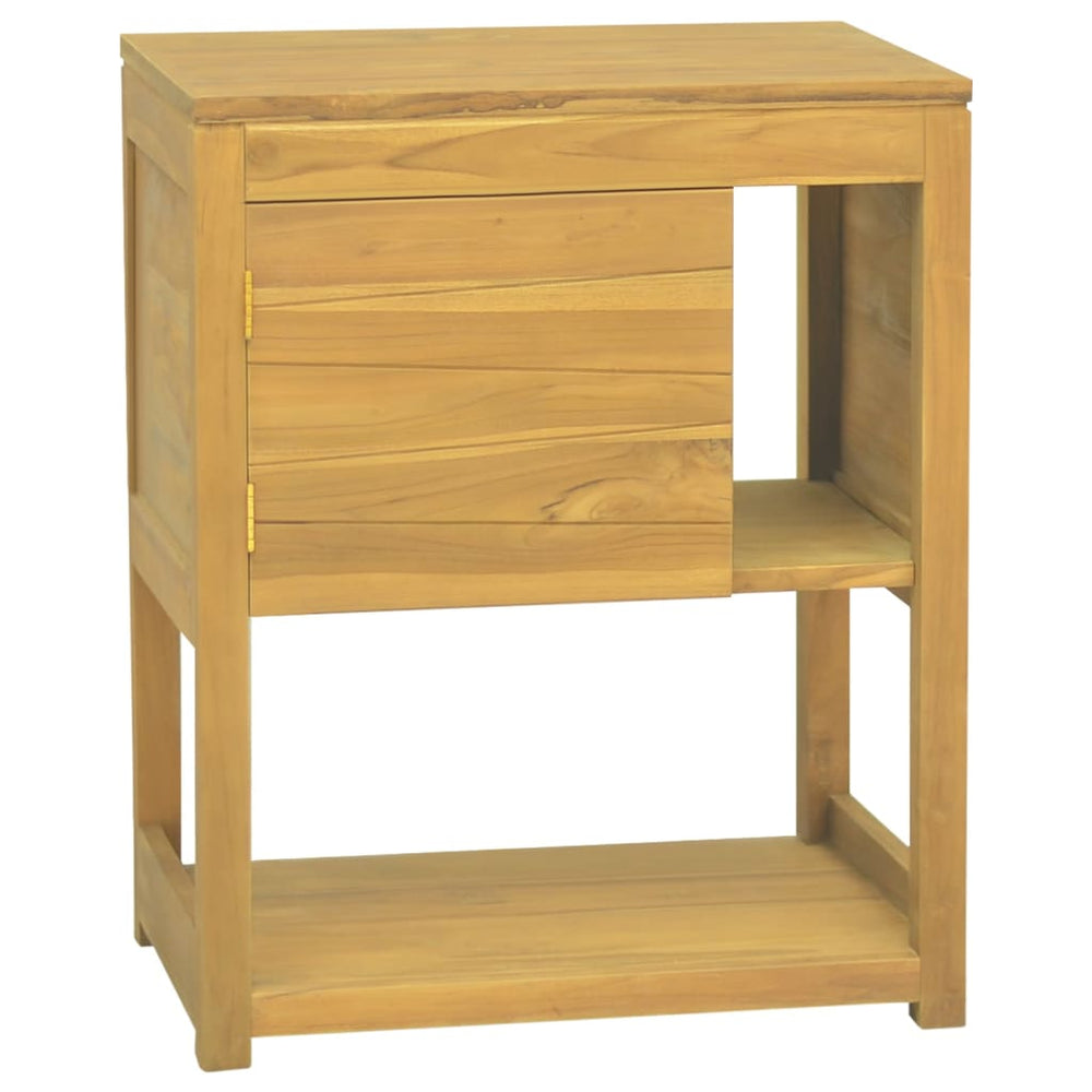 vidaXL Bathroom Cabinet 60x40x75 cm Solid Teak Wood