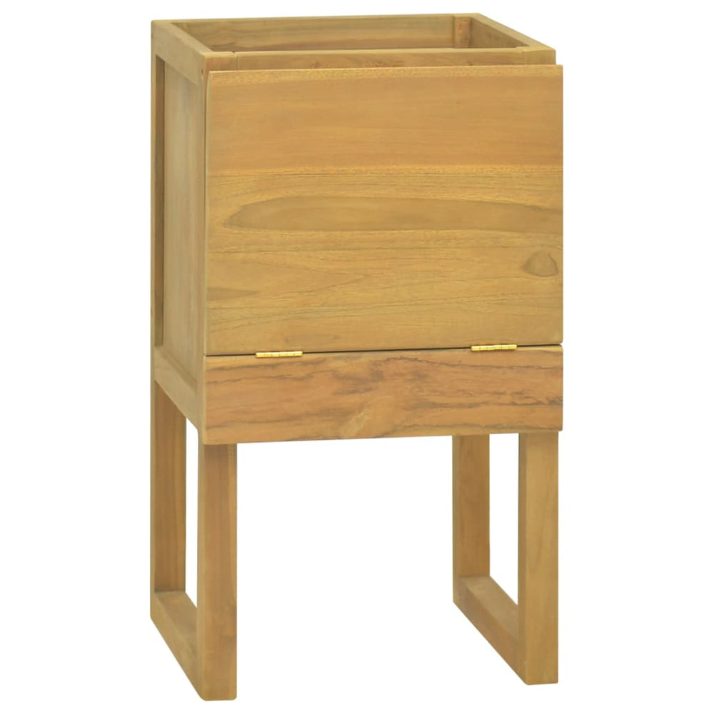 vidaXL Bathroom Cabinet 41x40x75 cm Solid Teak Wood