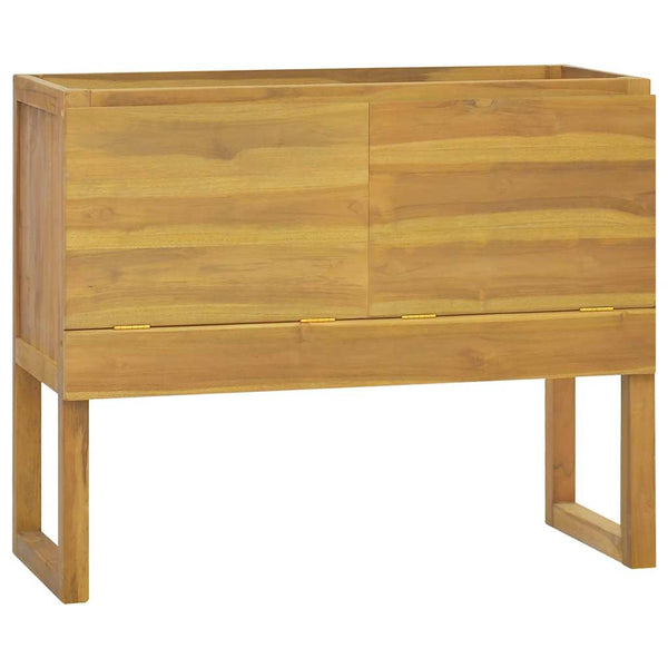 vidaXL Bathroom Cabinet 90x40x75.5 cm Solid Teak Wood