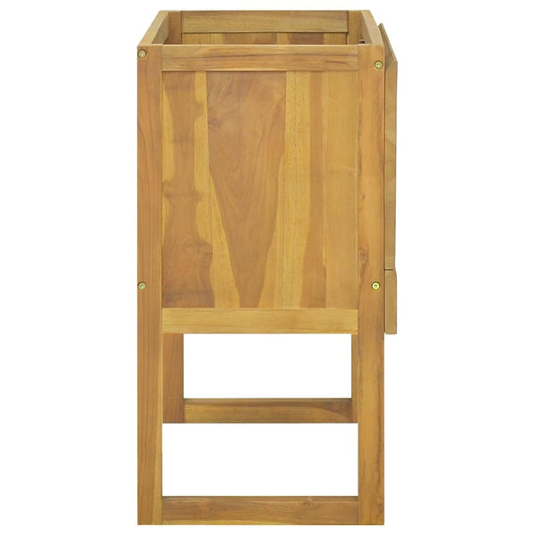vidaXL Bathroom Cabinet 90x40x75.5 cm Solid Teak Wood
