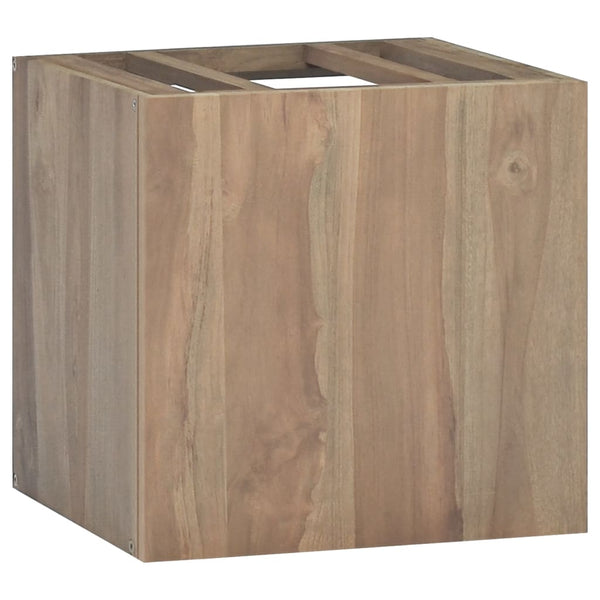 vidaXL Wall-Mounted Bathroom Cabinet 46x25.5x40 cm Solid Teak Wood