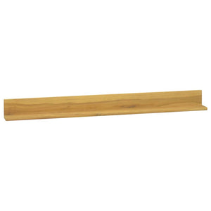 vidaXL Wall Shelves 2 pcs. 110x10x10 cm Solid Teak Wood