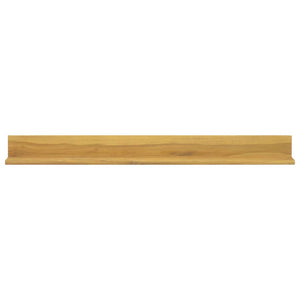 vidaXL Wall Shelves 2 pcs. 110x10x10 cm Solid Teak Wood