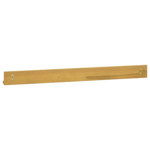 vidaXL Wall Shelves 2 pcs. 110x10x10 cm Solid Teak Wood