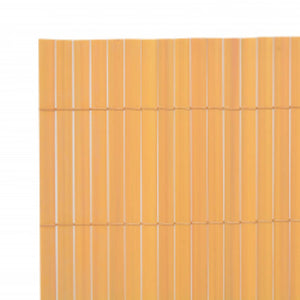 Gartenzaun Doppelseitig 110x300 cm Gelb