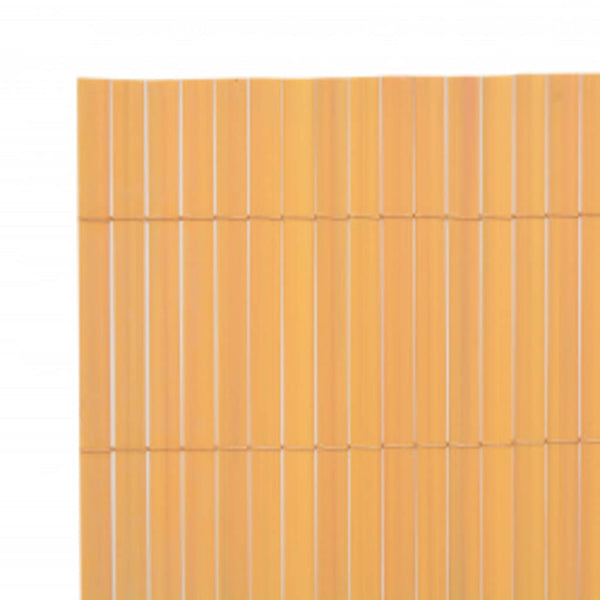 Gartenzaun Doppelseitig 110x300 cm Gelb