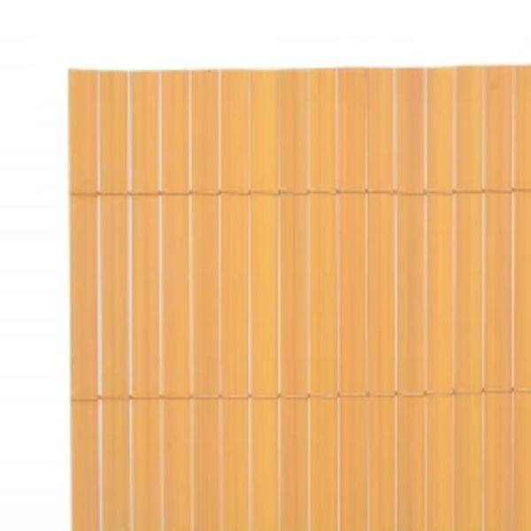 Gartenzaun Doppelseitig 110x500 cm Gelb