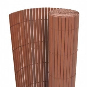 Gartenzaun Doppelseitig 110x500 cm Braun